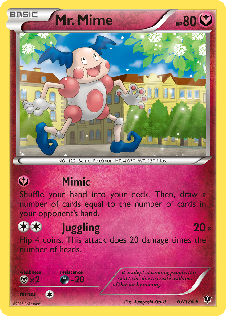 Mr. Mime (67/124) [XY: Fates Collide] 