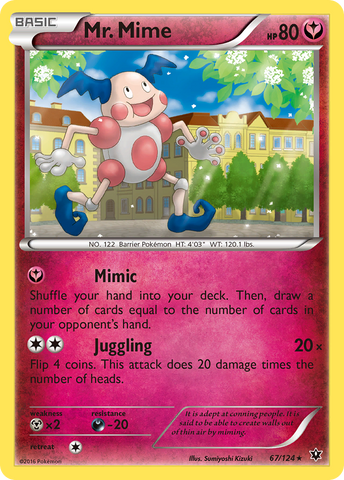 Mr. Mime (67/124) [XY: Fates Collide] 