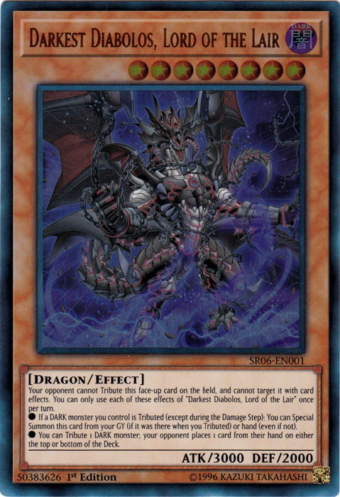 Darkest Diabolos, Lord of the Lair [SR06-EN001] Ultra Rare 