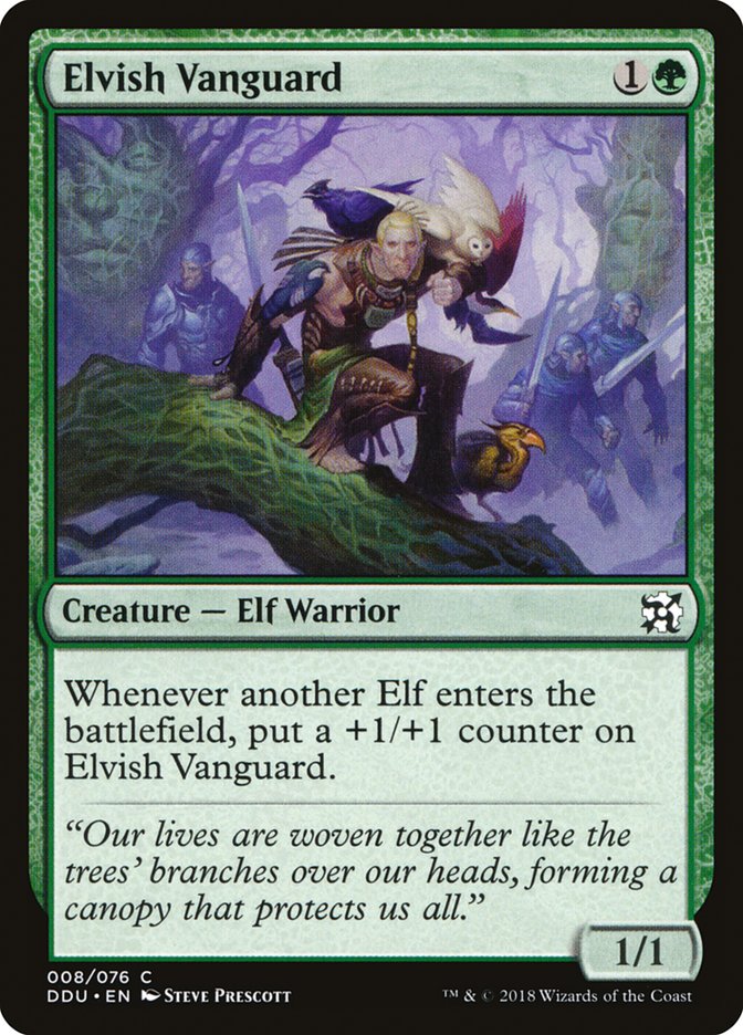 Elvish Vanguard [Duel Decks: Elves vs. Inventors] 