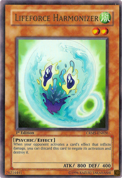 Lifeforce Harmonizer [CRMS-EN026] Ultra Rare 