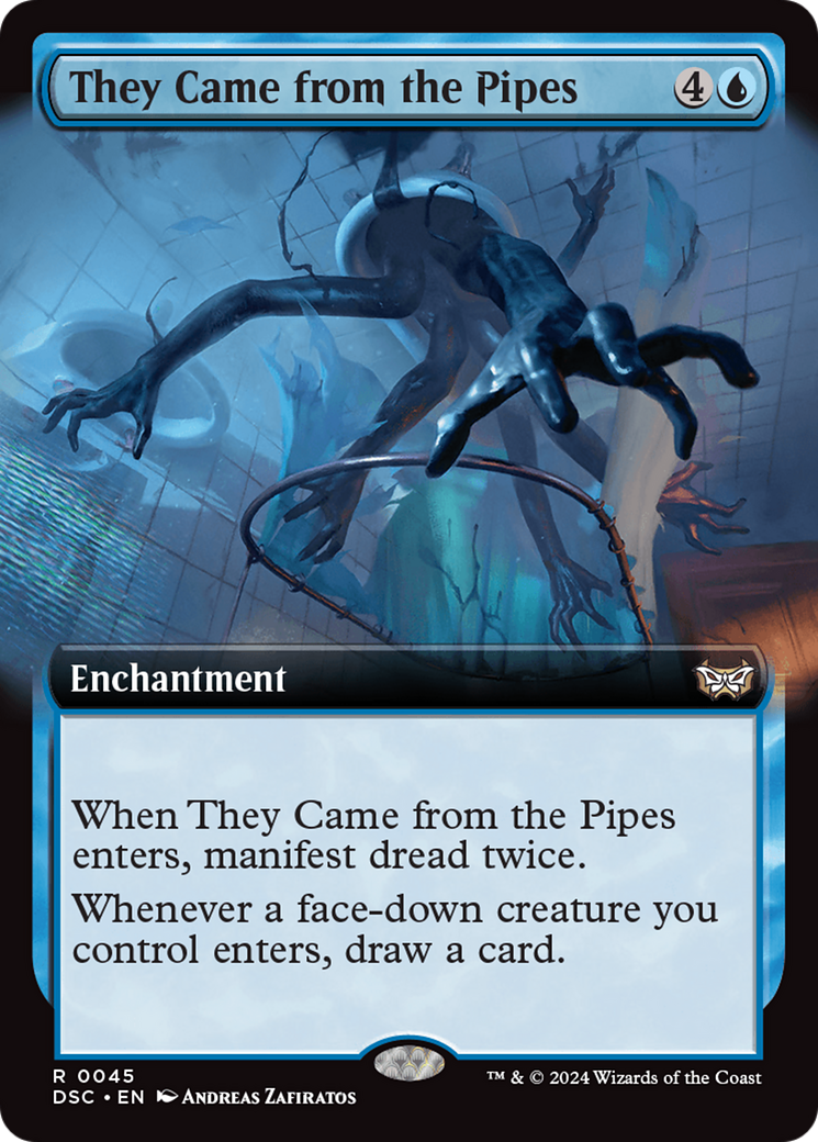 They Came from the Pipes (Extended Art) [Duskmourn: House of Horror Commander] 