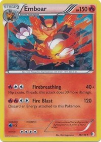 Emboar (26/149) (Cosmos Holo) (Blister Exclusive) [Black &amp; White: Boundaries Crossed] 