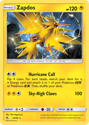 Zapdos (24/68) [Sun &amp; Moon: Hidden Fates] 