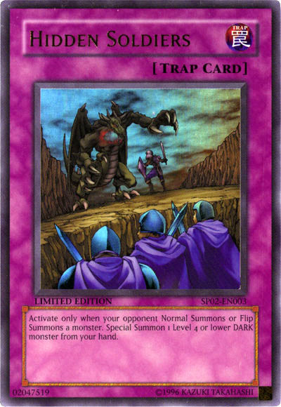 Hidden Soldiers [SP02-EN003] Ultra Rare 