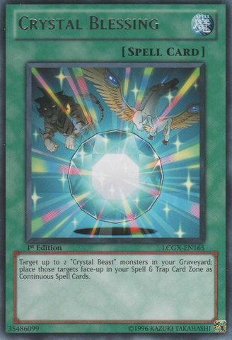Crystal Blessing [LCGX-EN165] Rare 