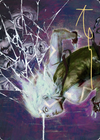 Anticognition Art Card (Gold-Stamped Signature) [Zendikar Rising Art Series] 