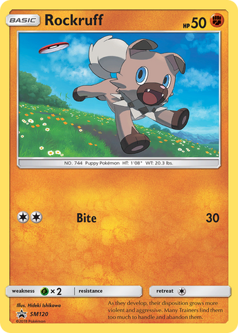Rockruff (SM120) [Sun &amp; Moon: Black Star Promos] 