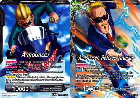 Announcer // Announcer, Referee Veteran (TB2-065) [World Martial Arts Tournament] 