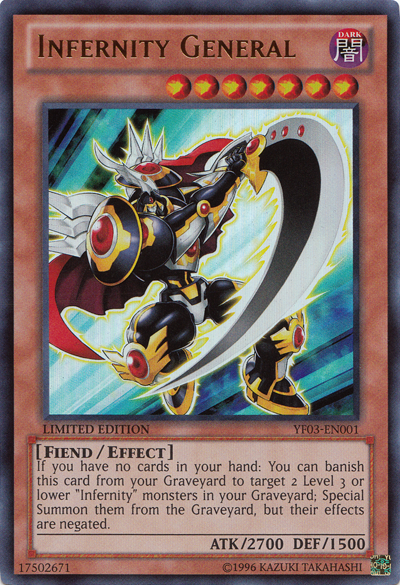 Infernity General [YF03-EN001] Ultra Rare 