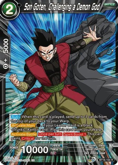 Son Goten, Challenging a Demon God (BT16-104) [Realm of the Gods] 