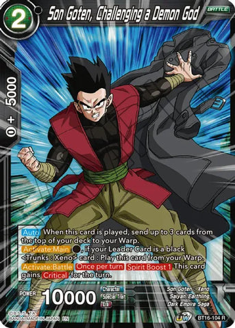 Son Goten, Challenging a Demon God (BT16-104) [Realm of the Gods] 