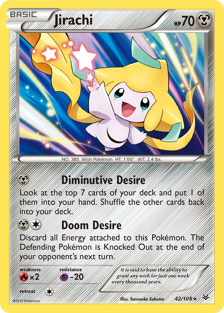 Jirachi (42/108) [XY: Roaring Skies] 