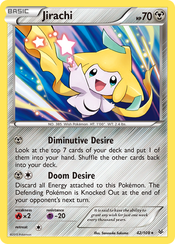 Jirachi (42/108) [XY: Roaring Skies] 