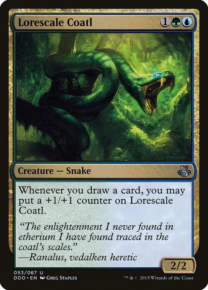 Lorescale Coatl [Duel Decks: Elspeth vs. Kiora] 