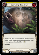 Barraging Beatdown (Yellow) [RVD021] (Classic Battles: Rhinar vs Dorinthea) 