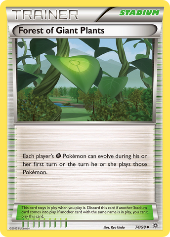 Forest of Giant Plants (74/98) [XY: Ancient Origins] 