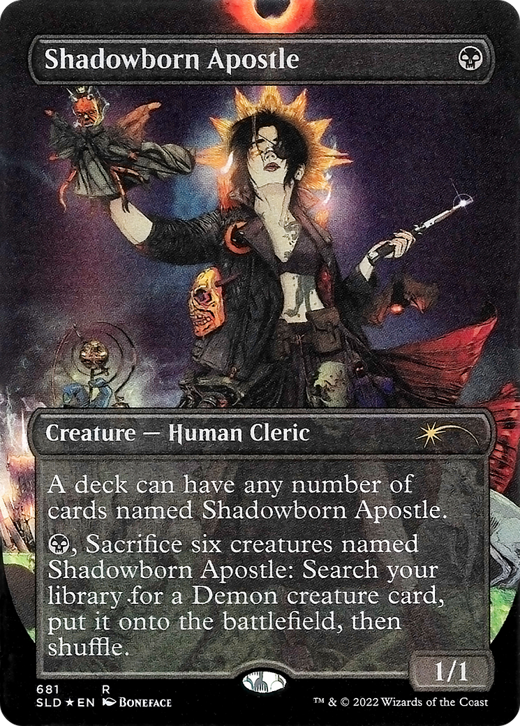 Shadowborn Apostle (681) (Borderless) [Secret Lair Drop Promos]