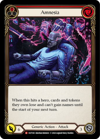Amnesia [OUT183] (Outsiders) Rainbow Foil 