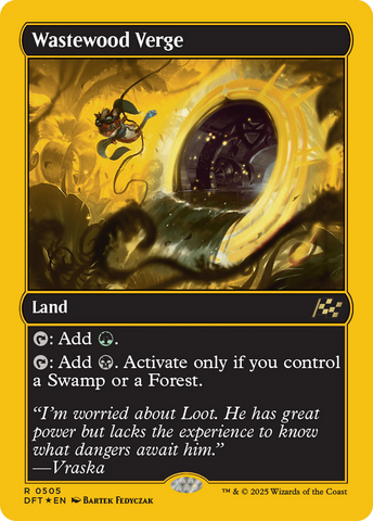 Wastewood Verge (First-Place Foil) [Aetherdrift] 