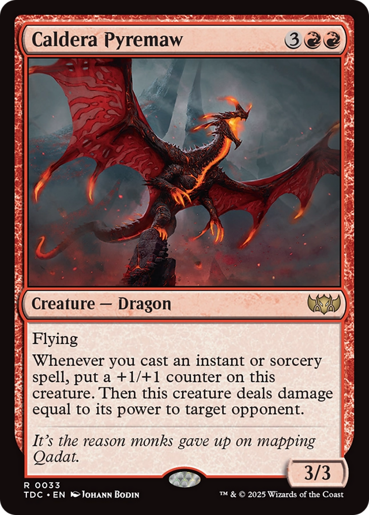 Caldera Pyremaw [Tarkir: Dragonstorm Commander] 