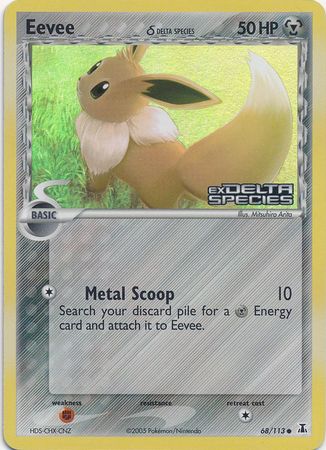 Eevee (68/113) (Delta Species) (Stamped) [EX: Delta Species] 