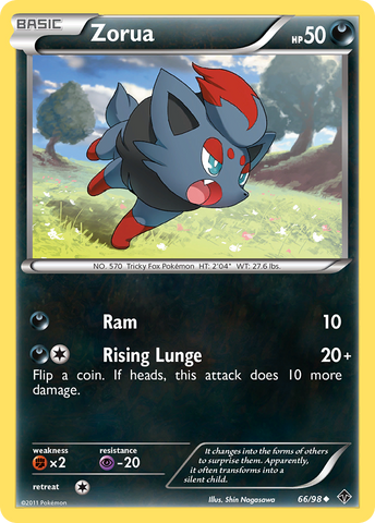 Zorua (66/98) [Black &amp; White: Emerging Powers] 