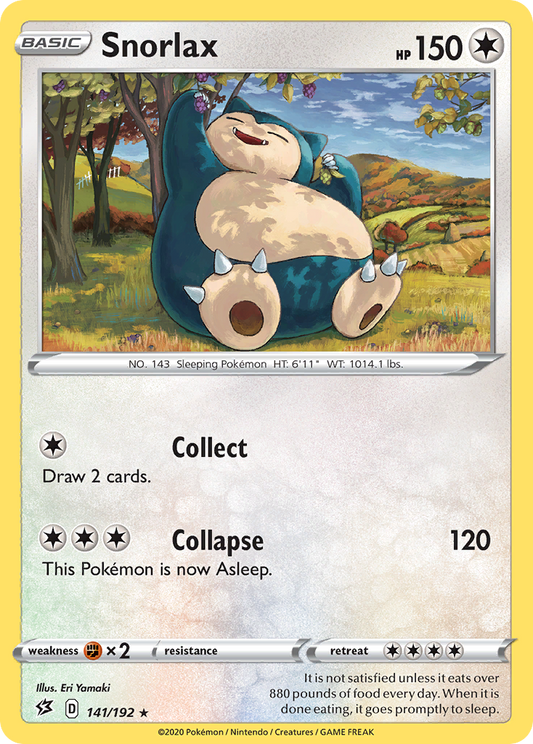 Snorlax (141/192) [Sword & Shield: Rebel Clash]