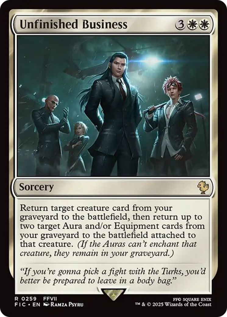 Unfinished Business [FINAL FANTASY Commander] 