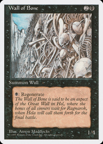 Wall of Bone [Fourth Edition] 