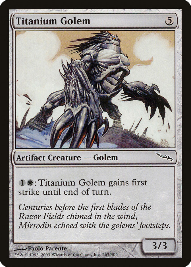 Titanium Golem [Mirrodin] 