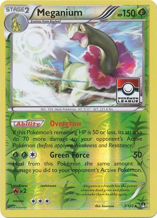 Meganium (3/122) (League Promo) [XY: BREAKpoint] 