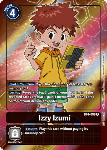 Izzy Izumi [BT4-096] (Buy-A-Box Promo) [Great Legend Promos] 