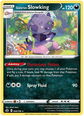 Galarian Slowking (098/198) [Sword &amp; Shield: Chilling Reign] 