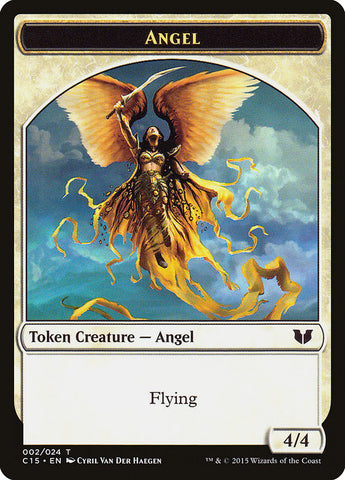 Angel // Knight (005) Double-Sided Token [Commander 2015 Tokens] 