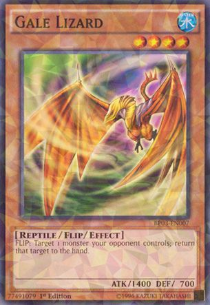 Gale Lizard [BP03-EN007] Shatterfoil Rare 