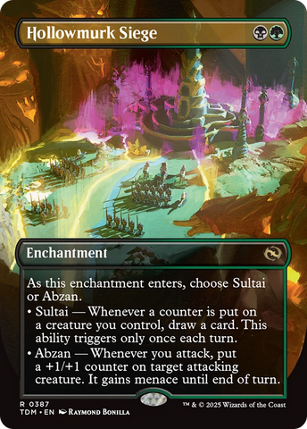 Hollowmurk Siege (Borderless) [Tarkir: Dragonstorm] 