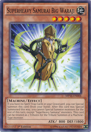 Superheavy Samurai Big Waraji [MP16-EN006] Common 