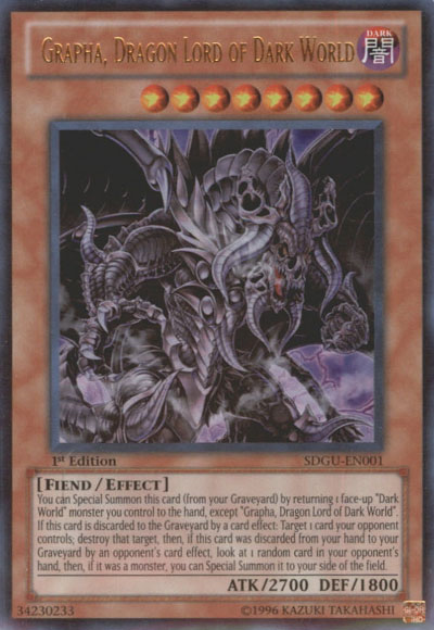 Grapha, Dragon Lord of Dark World [SDGU-EN001] Ultra Rare 