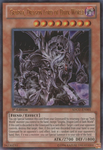 Grapha, Dragon Lord of Dark World [SDGU-EN001] Ultra Rare 
