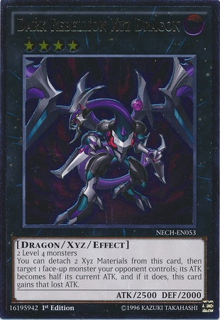 Dark Rebellion Xyz Dragon [NECH-EN053] Ultimate Rare 
