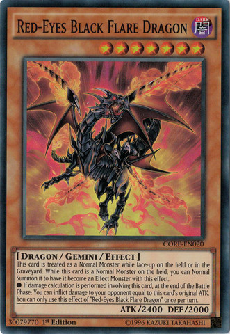 Red-Eyes Black Flare Dragon [CORE-EN020] Super Rare 