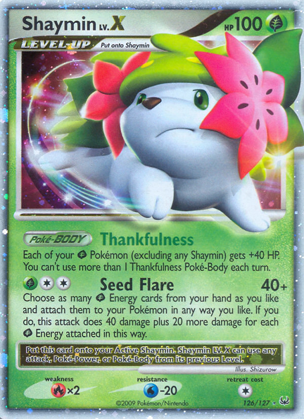 Shaymin LV.X (126/127) [Platinum: Base Set] 