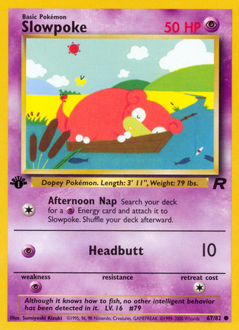 Slowpoke (67/82) [Team Rocket 1st Edition] 