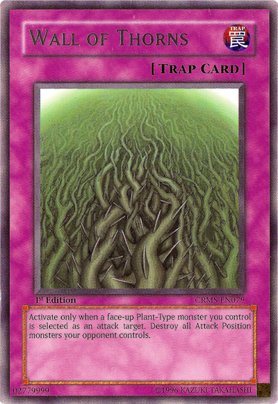 Wall of Thorns [CRMS-EN079] Rare 