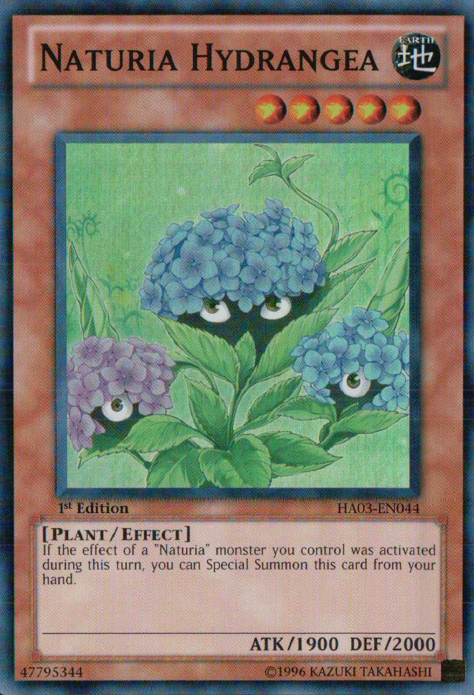 Naturia Hydrangea [HA03-EN044] Super Rare 