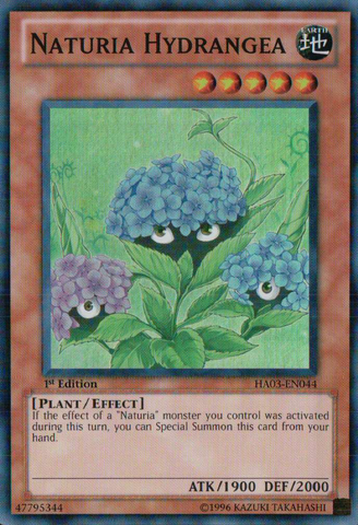 Naturia Hydrangea [HA03-EN044] Super Rare 