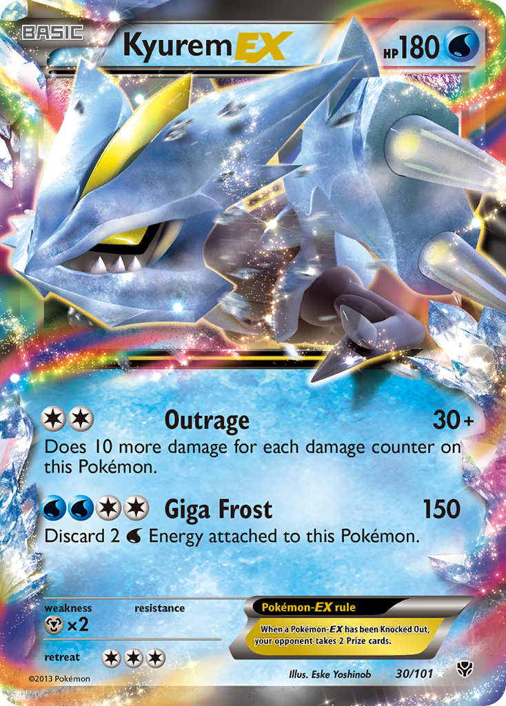 Kyurem EX (30/101) [Black &amp; White: Plasma Blast] 