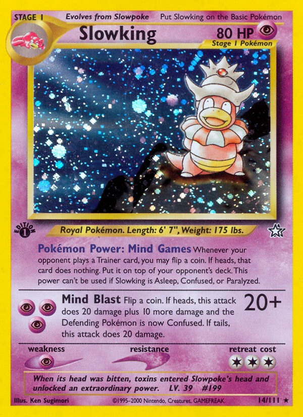 Slowking (14/111) [Neo Genesis 1st Edition] 
