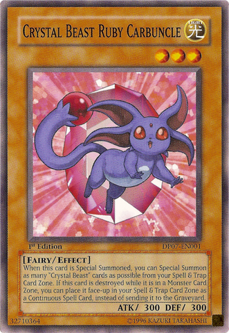 Crystal Beast Ruby Carbuncle [DP07-EN001] Common 